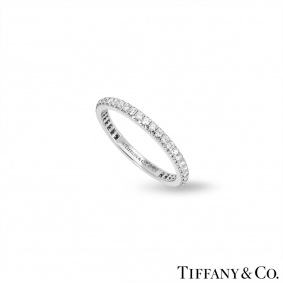 Tiffany & Co. Platinum Diamond Soleste Full Eternity Ring